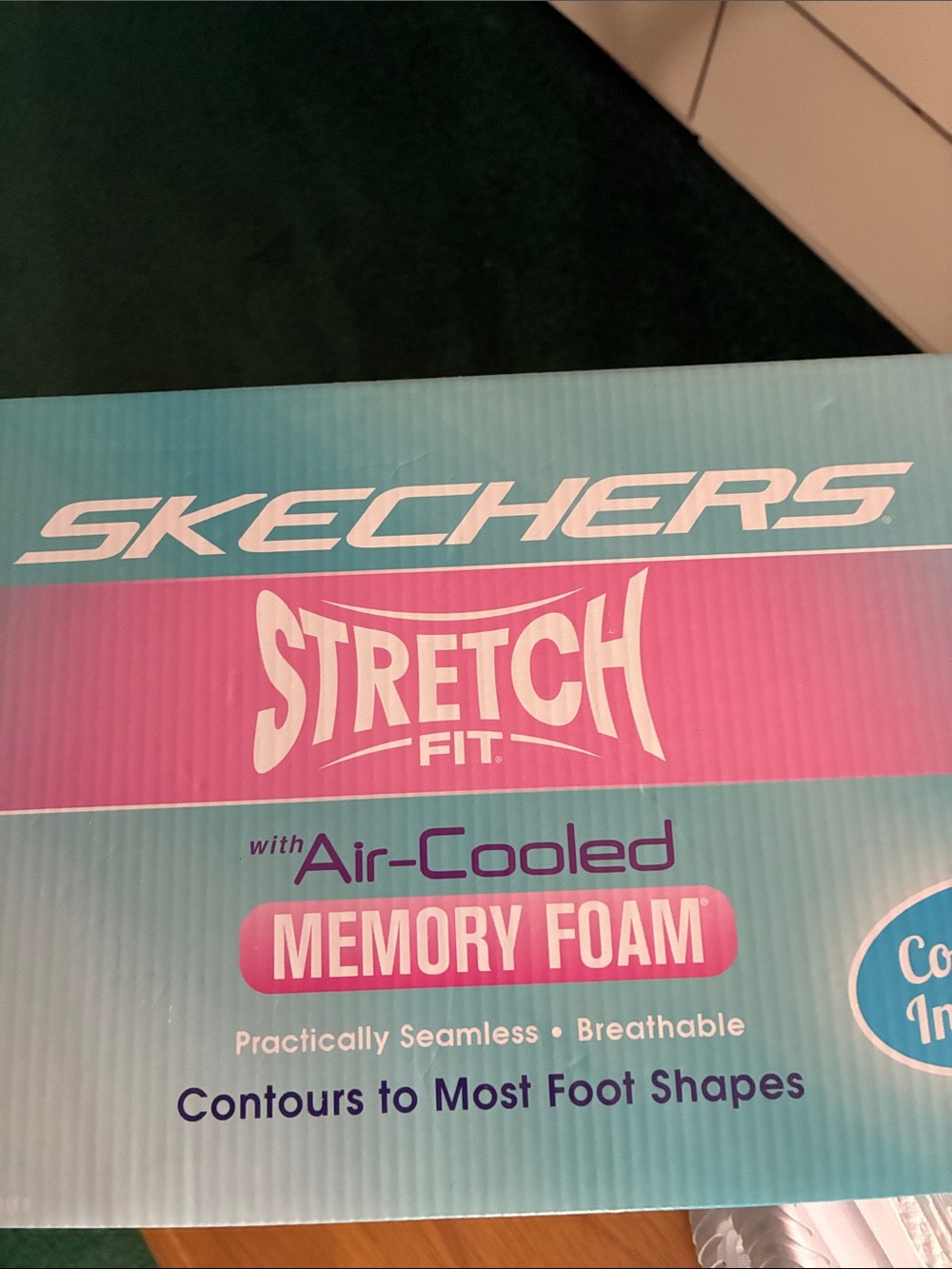 Skechers Women's White Slip-On Knit Sneakers - Picture 3 of 6